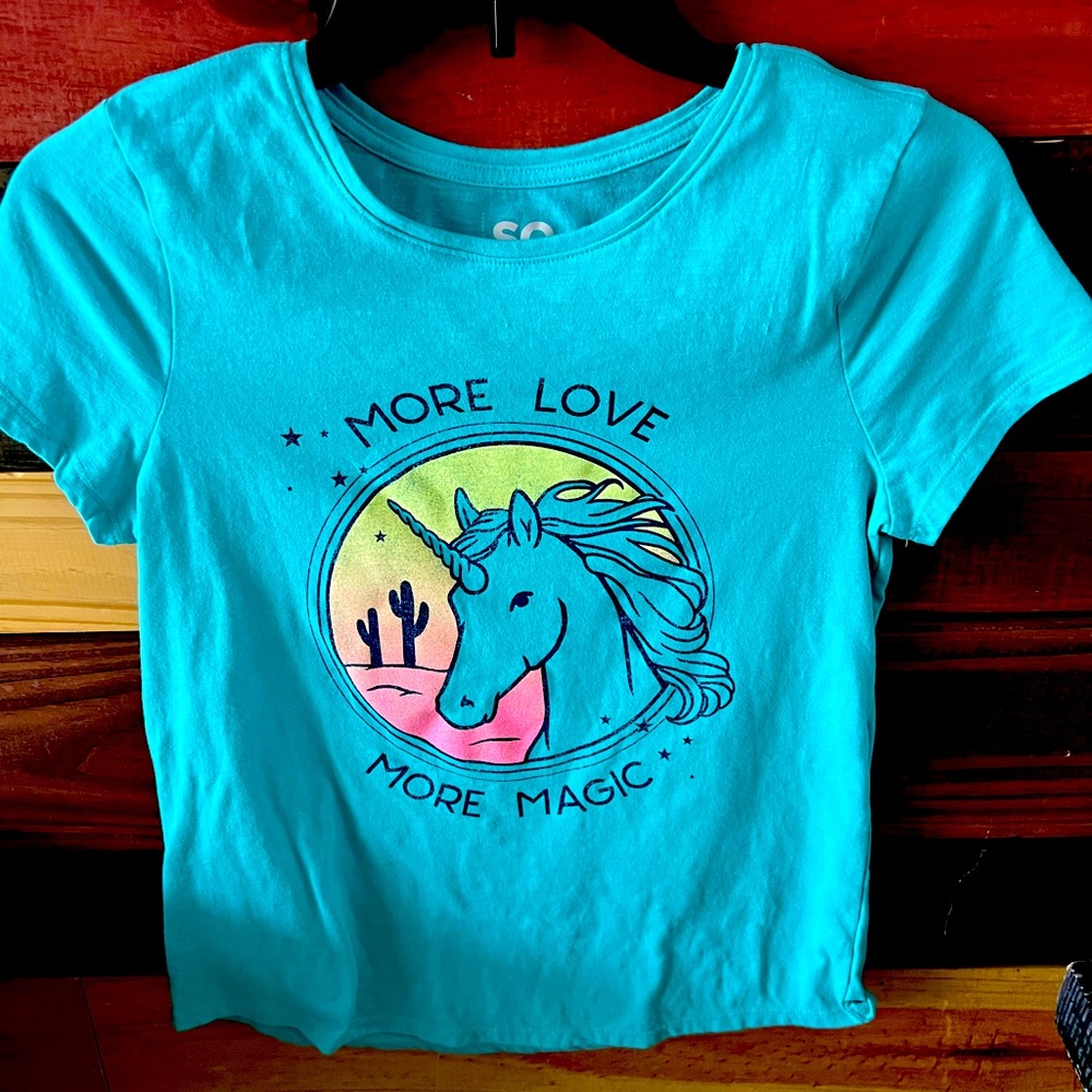 Kohl’s SO Brand Girls Unicorn T-Shirt